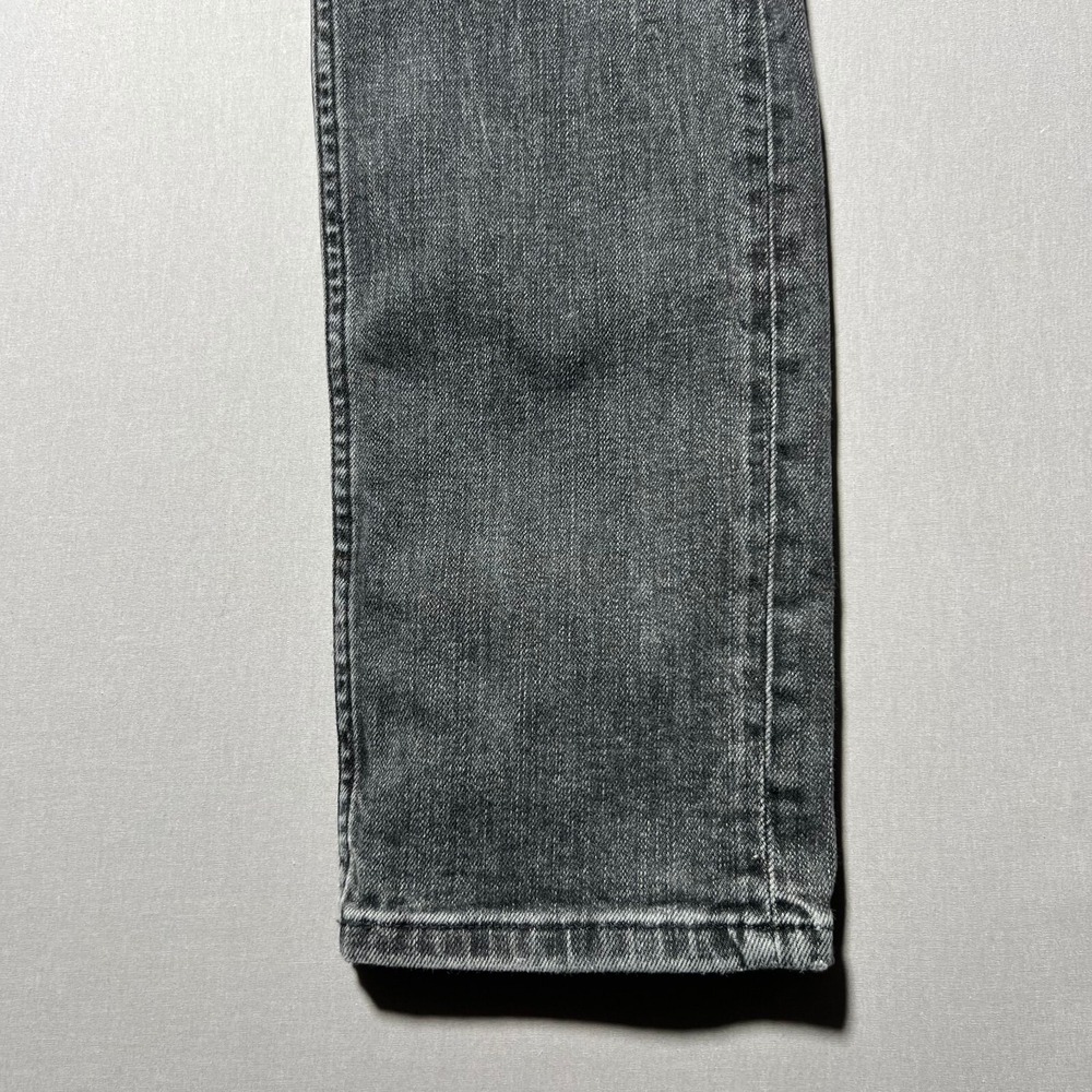 AllSaints Mens Chacoal Gray Denim Distressed Mid Rise Denim Skinny Jeans Size 32 - Picture 5 of 15